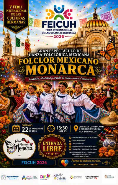 Cartel: Folclor Mexicano Monarca
