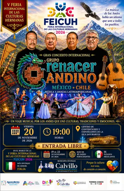 Cartel: Grupo Renacer Andino
