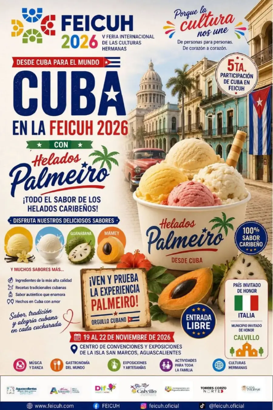 Cuba, helados palmeiro