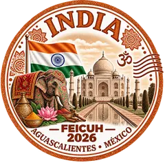 Sello de India del pasaporte FEICUH 2026