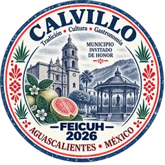 Sello de Calvillo del pasaporte FEICUH 2026